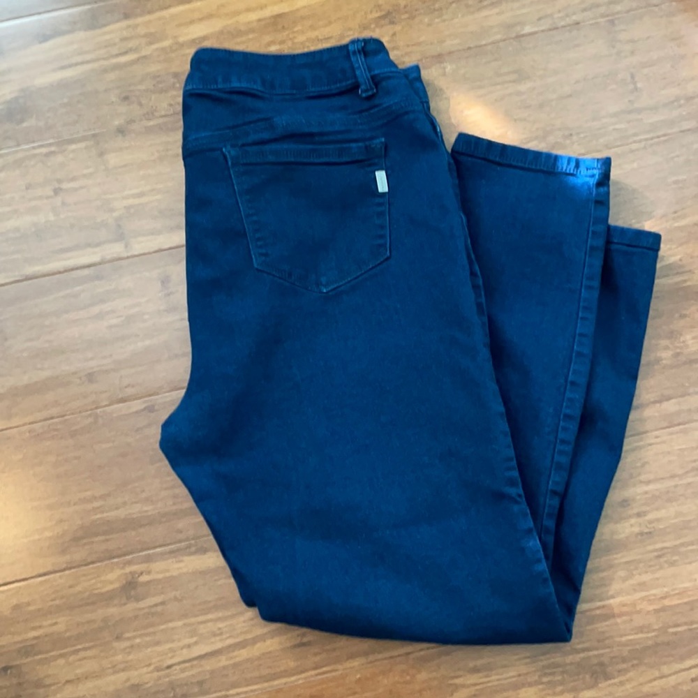 Navy blue denim pants